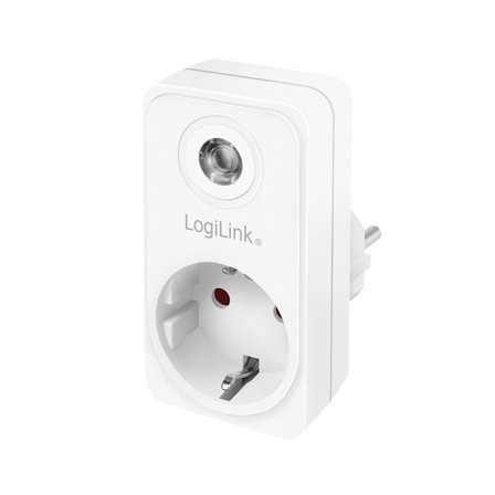 LogiLink Surge Protector White 1 Ac