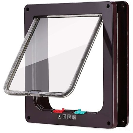 Stor kattlucka, enkel att installera (storlek: m).