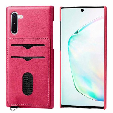 Samsung Galaxy Note10 - Praktiskt Skal med Kortfack (LEMAN)