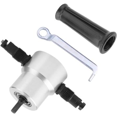 Galaxy Dubbla Päätynibbler Metallinleikkaaja, Tehokas Pneumattinen Porakoneen Tarvike Metallinleikkaustyökalu