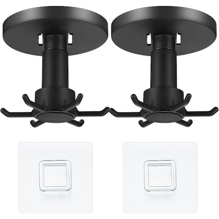 2 kappaletta 360° pyörivä keittiövälineteline, ei porausta Kitch