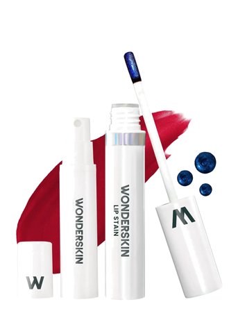 Wonderskin Wonder Blading Lip Stain Kit - Red - 4 ML