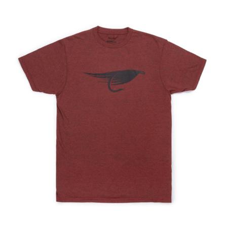 Hooke Fly T-Shirt Brick Black Heather