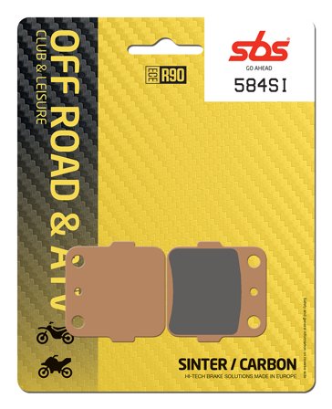 SBS Carbon Sinter Front Brake Pads - Honda CRF 150R 2007-2026