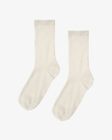 Women Classic Organic Sock - Ivory White - Female - 36-40