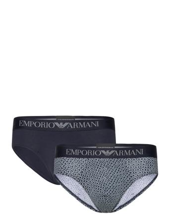 Men's Knit 2-Pack Brief Navy Emporio Armani