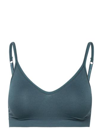 Lucia Bra Top Solid Lingerie Bras & Tops Soft Bras Tank Top Bras Sininen Missya