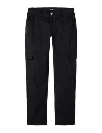 Nlntalse Twi Straight Cargo Pant Noos Black LMTD