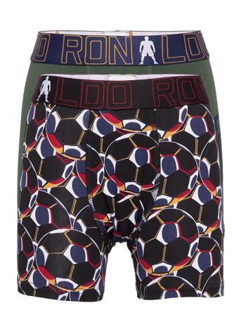 Cr7 Boys Trunk 2-Pack Night & Underwear Underwear Underpants Multi/mönstrad CR7