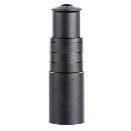 Styrhöjare för cykelgaffel, aluminiumlegering, justerbar, styrstamshöjare, adapter för mountainbike, landsvägscykel, svart
