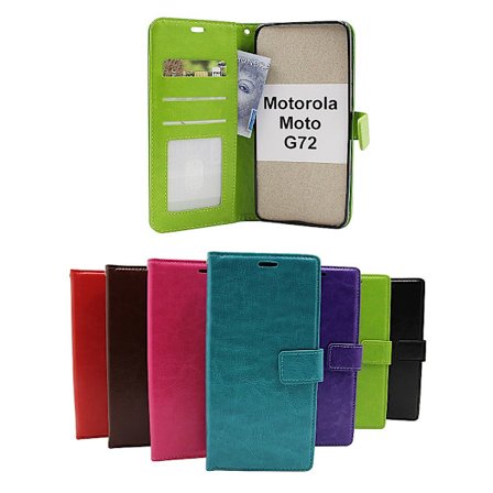 Crazy Horse Wallet Motorola Moto G72