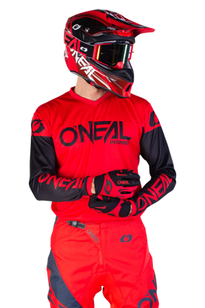 Crossshirt O'Neal Element Rot/Schwarz L