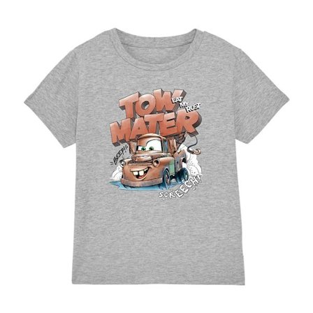 Bilar Pojkar Skrikande Bärgarn Heather T-shirt 3-4 År Heather G