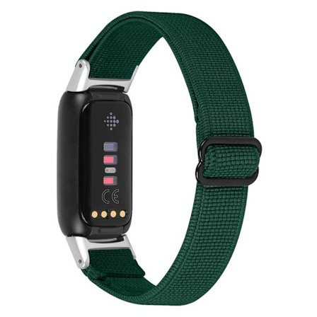 Fitbit Luxe klockarmband i nylon - Grön