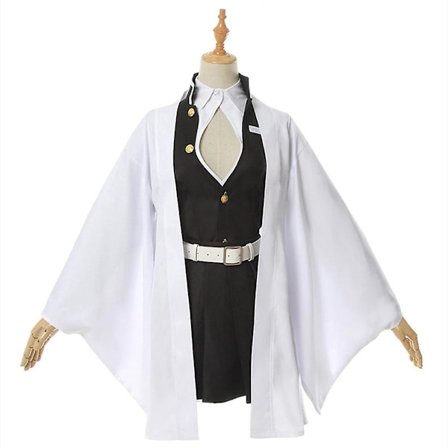 Vuxna barn Demon Slayer Kimetsu No Yaiba Anime Kimono Kanroji Mitsuri Cosplay Kostym Halloween Kläder .