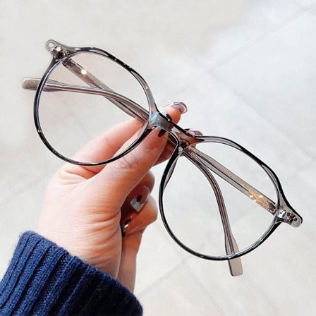 Anti-Blue Light Briller Oversized Briller GRÅ