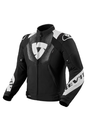 Motorradjacke REV'IT! Hyperspeed 3 H2O Schwarz/Weiß XL