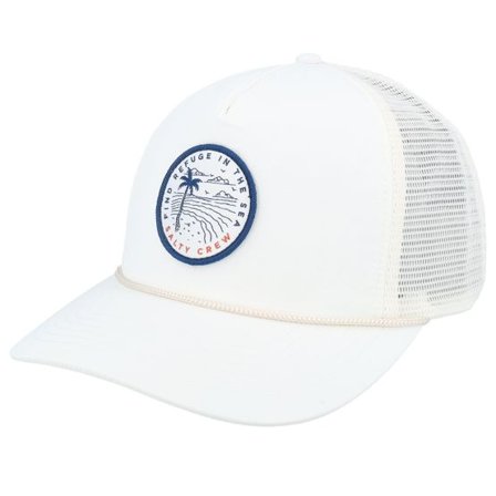 Salty Crew - Vit trucker Keps - Trophy Foamy Off White Trucker @ Hatstore