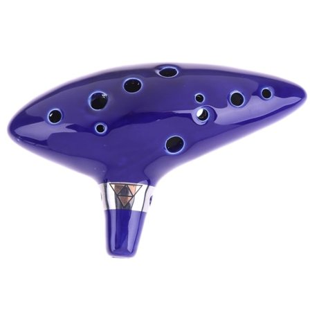 12-huls Keramisk Alto C Legend Of Blue Ocarina Instrument