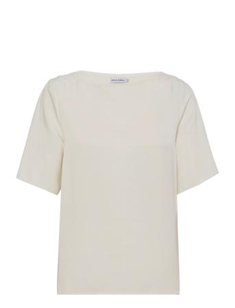 Yoli Blouse Blouses Short-sleeved Hvid Ahlvar Gallery