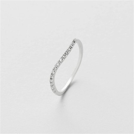 Diamond Wave Ring