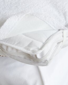 Madrasbeskyttelse Plastet frotté Hvid - 120x200 cm - Linea