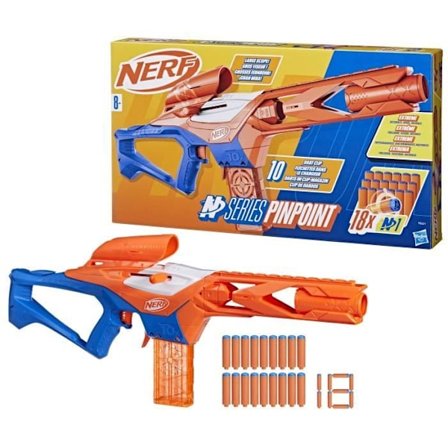 Nerf NSeries Pinpoint blaster med pil, 18 pilar, från 8 år