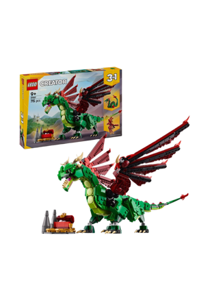 LEGO Creator 3in1 Medeltida drake 31161 Byggsatser Unisex ONESIZE
