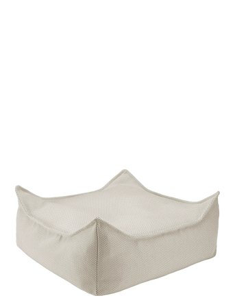 Wigiwama Azure Outdoor Square Ottoman Beige
