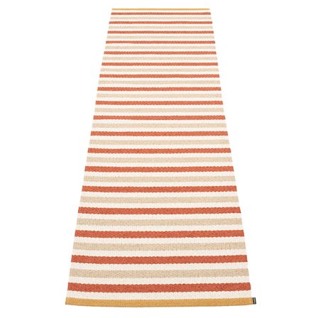 Pappelina Teo matta 70 cm x 240 cm, brick/beige/vanilla | Inredning > Mattor | Bagaren och Kocken