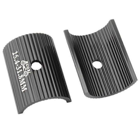 Sykkelstyre Shim Sykkelstyreadapter Foringsstammeforlenger 25,4-31,8 mm Sykkel Deler Svart