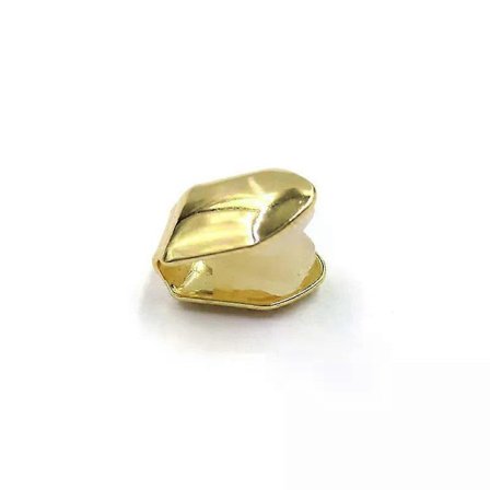 Enkelt Tand CAPs Hip Hop Grills til Tænder Mund Rapper Fest Tilbehør Guldbelagt Lille Enkelt Tand Hætter Falske Tænder