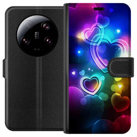 Yhteensopiva Lompakkokotelo Xiaomi Xiaomi 13 Ultra NeonRakkaus