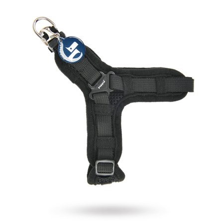 Puppia - Soft Harness X Svart - STEP-IN HUNDSELE - Hundsele