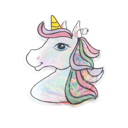 Complement Kids Enhörningspåse Som Innehåller Många Små Färgglada Snoddar Accessoarer Unisex Flerfärgad