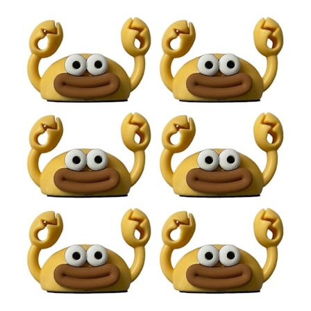 Härliga Krabbdesign Sladdhållare Håller Dina Arbetsytor Snygga och Organiserade Förhindrar Trassel Kablar Hemorganisation[D]