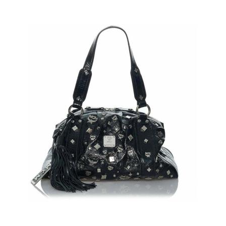 MCM Pre-owned, Pre-owned Shoulder Bags Zwart, Dames, Maat:ONE Size