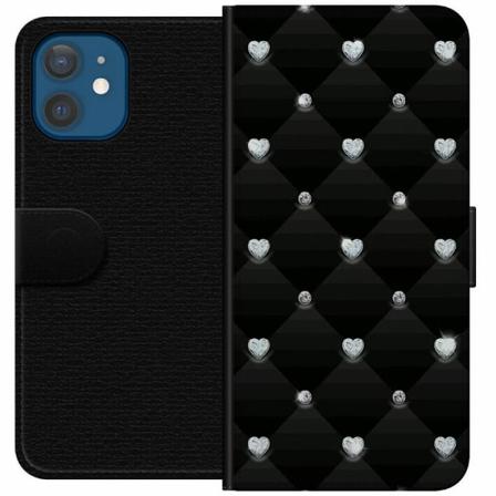 Apple Iphone 12 Plånboksfodral Bling Heart
