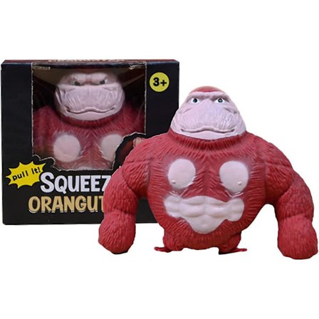 Stretchiga Apa Leksaker, Splat Apa Stressavlastande Leksak, Klämma Apa Splat Leksaker, Stressavlastande Fidget Leksaker Stress Klämma Gorilla Leksaker