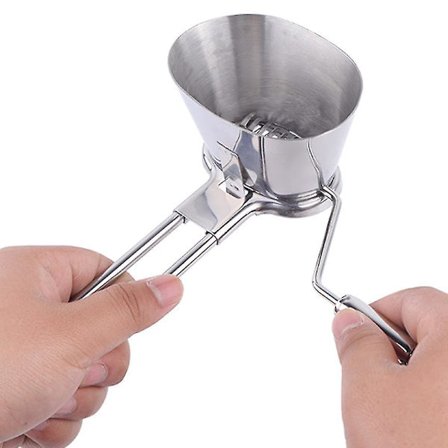 Manuel urteknuser i rustfrit stål, grøntsags- og krydderikværn, korianderhakker