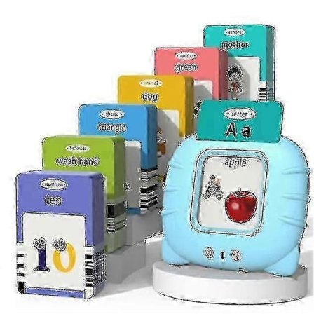 Talende Flashkort til Småbørn 1 2 3 4 5, Taleterapi Legetøj Autisme Legetøj, 255 Kort-510 Sider, Pædagogisk Lærings Interaktivt Legetøj[D]