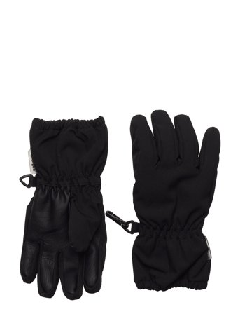mikk-line Softshell Gloves - Black - 110/116