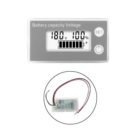 Akun kapasiteetin ilmaisin Digitaalinen volttimittari F F