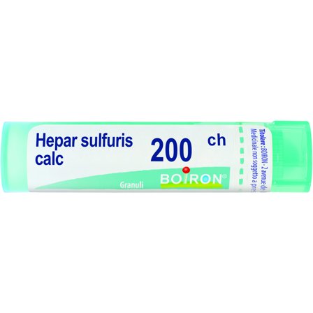 Boiron Hepar Sulfuris Calcareum 200Ch Tubo 80 Granuli 4g