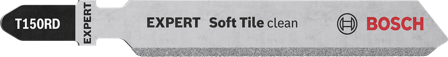 Bosch Expert T150RD Soften Tile Stikksagblad 3-pakk, Maskintilbehør & forbruk