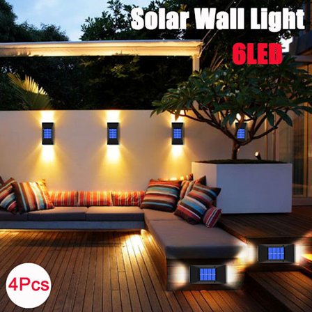 Utomhus Solar Lamp LED Solar Light Wall Street Light Lamp Garden