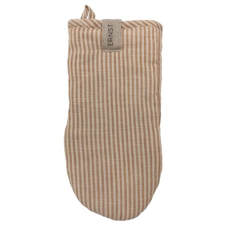 Ernst Ovnhandske stribet, karamel/beige - Kola/beige | KitchenOne