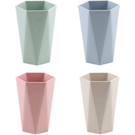 4-delt sky tandbørste krus, mundskyllekrus, tandbørste krus, rejse tandbørsteholder, tandbørsteholder sæt