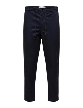 Slh Slim-Tapered Oros Pant W Chinos Bukser Marineblå Selected Homme*Betinget Tilbud