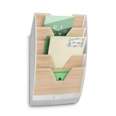 CEP Blankettfack Vägg Silva A4 5-fack vit - Lyreco - Kontorsmaterial - Till skrivbordet - Blankettfack och Boxar